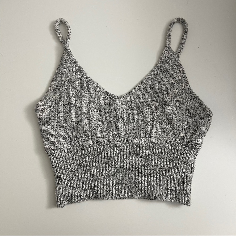 Knit crop top
